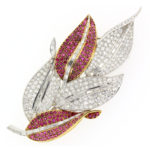 1950 Leaf Brooch/Clip