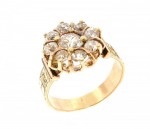 Victorian Diamond Gold Ring R1360