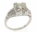 Vintage Old Euro Diamond Ring R1449