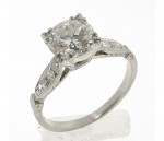 Vintage Diamond Platinum Ring R1526