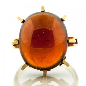 Garnet Gold Ring