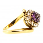 Amethyst & RCD Gold Ring