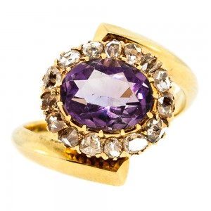 Vintage Amethyst & RCD Ring