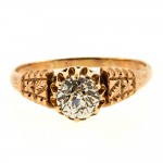 Victorian OEC Diamond Gold Ring