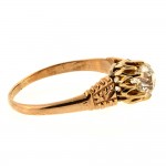 Victorian OEC Diamond Gold Ring