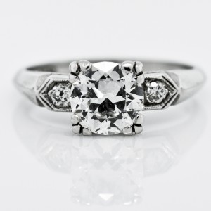 Vintage 0.99 OEC Diamond Ring
