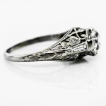 Art Deco Old Cushion Diamond Ring