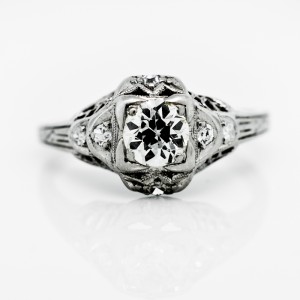 Vintage Old European Cut Diamond Ring