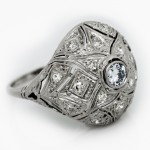 Dome Filigree Trans Ring