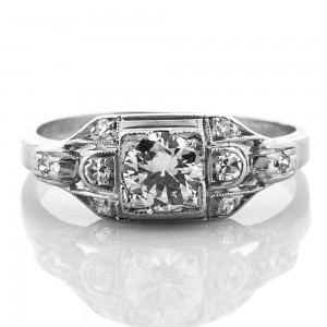 Transitional Diamond 1940 Ring