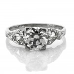 1.23 cts. OEC Diamond Platinum Ring