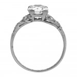 1.23 cts. OEC Platinum Ring