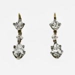 Antique Marquise Cut Diamond Earrings