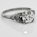 Old European Diamond Engagement Ring