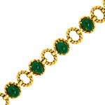 Tiffany & Co. Chrysoprase Gold Bracelet