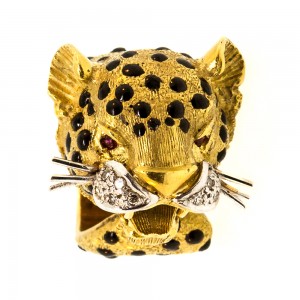 Gold Jaquar Ring