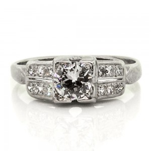 0.45 cts Transitional Diamond Ring