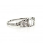 Art Deco Emerald Cut Diamond