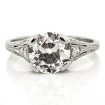 Art Deco 1.79 cts. OEC Diamond Ring