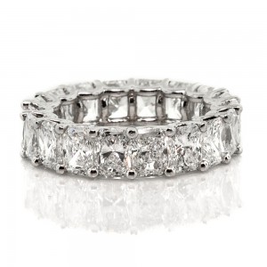 7.07 cts. Princess Cut Diamonds Band