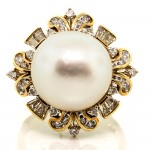 Pear Diamond Gold Ring