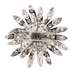 1960 Diamond Flower Brooch