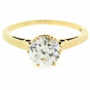 1.31 cts. OEC Gold Ring