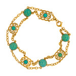 Art Nouveau Turquoise Bracelet