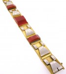 Carnelian 1940 Metal Bracelet