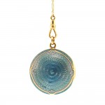 Gold Enamel Locket