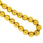 Diamond Gold Beads Necllace