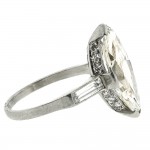 3.49 Old Marquise Diamond Platinum