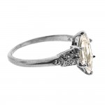 1.24 cts. Marquise Diamond Platinum