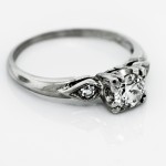 0.41 cts Transitional Plat Ring