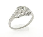 Art Deco Vintage Diamond Ring r953