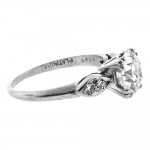 1.58 cts. OEC 1940 Platinum Ring