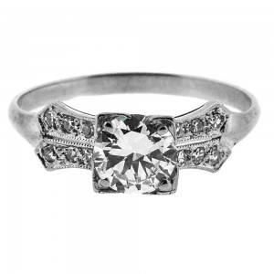 0.60 cts Transitional Plat Ring