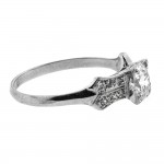 0.60 cts. Transitional Plat Ring