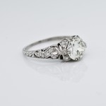 Art Deco Diamond Filigree Ring