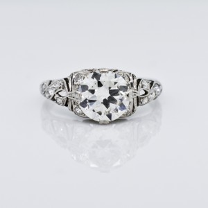 Art Deco Diamond Filigree Ring