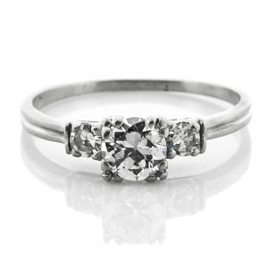 0.43 cts. Transitional Diamond Plat Ring