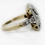 1940 Square Diamond Ring
