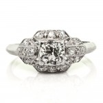 Art Deco 0.60 cts. OEC Diamond Ring