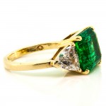 4.15 cts. Colombian Emerald Ring