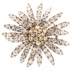 1960 Flower Diamond Brooch
