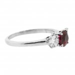 1.19 cts. Burma Ruby & RBC Plat