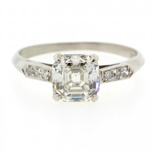 1.59 cts. Asscher & Platinum 1940